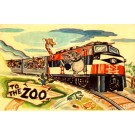 Phonograph Record Bronx Zoo Train Advert