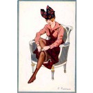 Fabiano Lady Hat Boots Art Nouveau