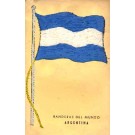 Embroidered Silk Argentina Flag