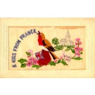 Bird Embroidered Silk Novelty