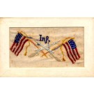 Embroidered Silk U.S. Regimental Infantry